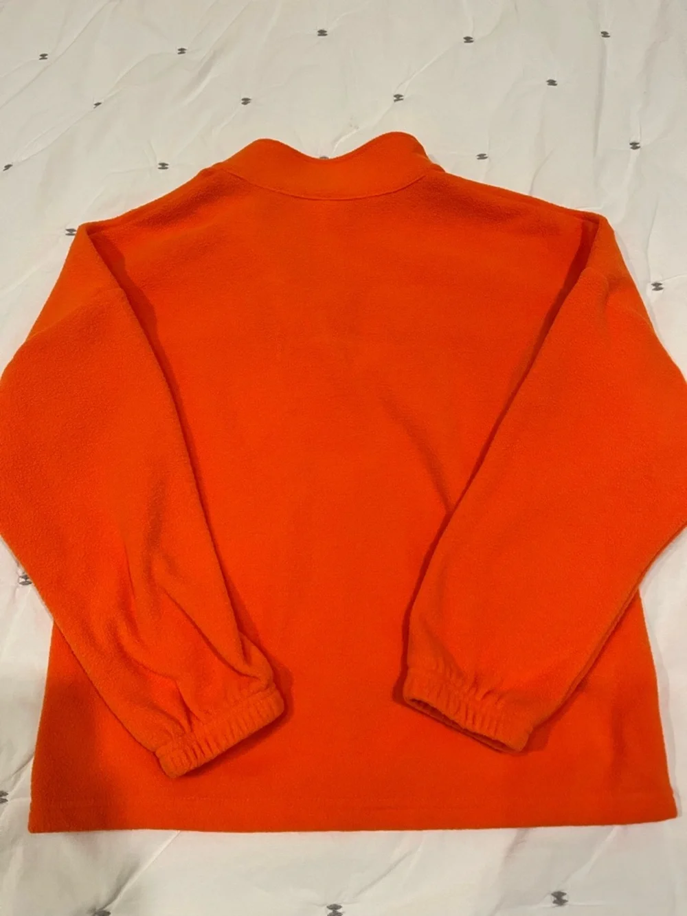 Adidas Boys Size 7 Orange Fleece Pullover & Track Pants 2-Piece Set